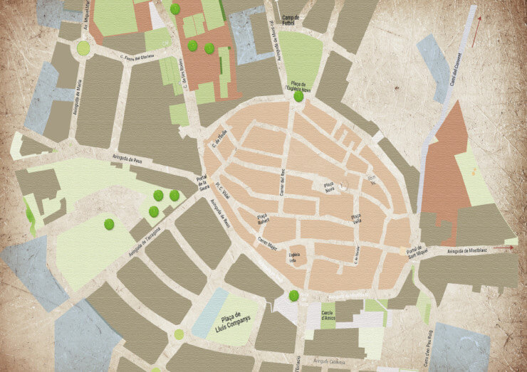 Mapa interactiu Fira de Bandolers